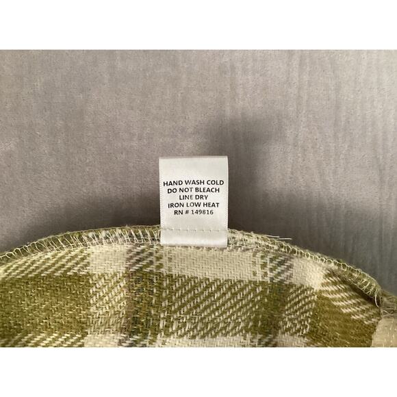 Vestique Women‎ Mini Skirt Sage White Plaid Size L Wool NWT - Picture 8 of 8